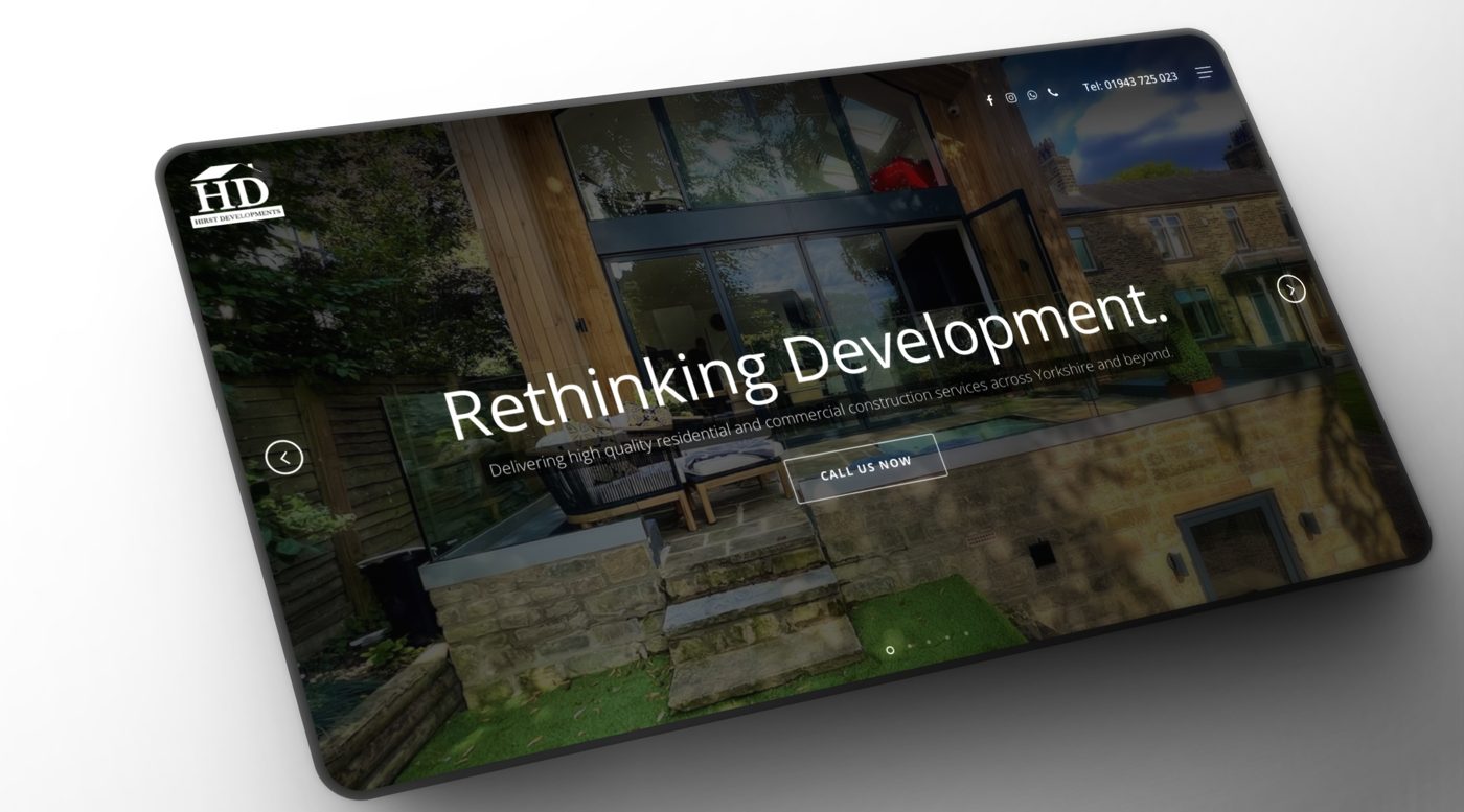 Hirst Developments website